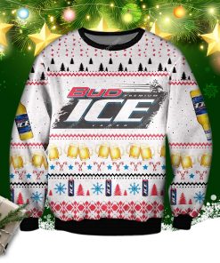 Bud Ice Lager Beer Knitting Pattern 3d Print Ugly Sweatshirt