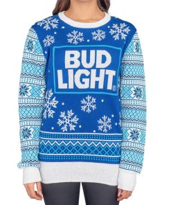 Bud Light Beer Ugly Christmas Sweater