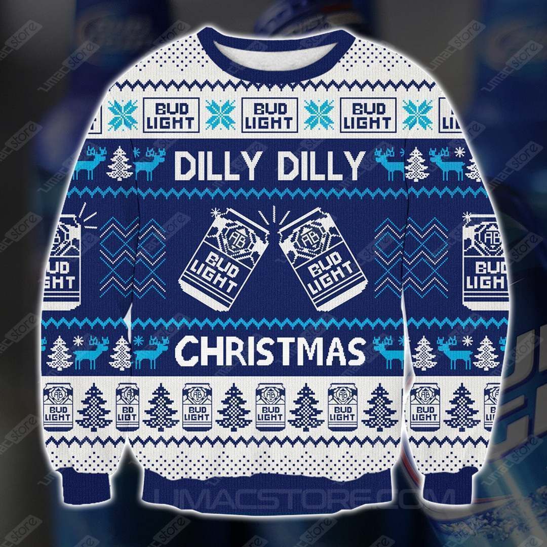 Bud Light Dilly Dilly 3d Print Christmas Sweater Robinplacefabrics