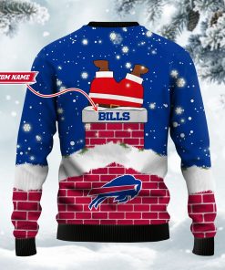 Buffalo Bills Football Santa Claus 3D Ugly Christmas Sweater Buffalo Bills Football Santa Claus 3D Ugly Christmas Sweater