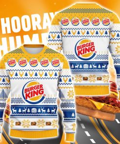 Burger King 3D Printed Ugly Christmas Sweatshirt