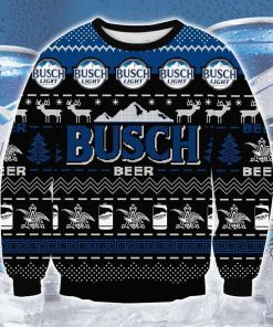Busch Beer 3d Print Christmas Sweater Busch Beer 3d Print Christmas Sweater