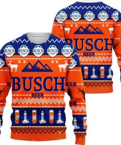 Busch Beer Ugly Christmas Sweatshirt