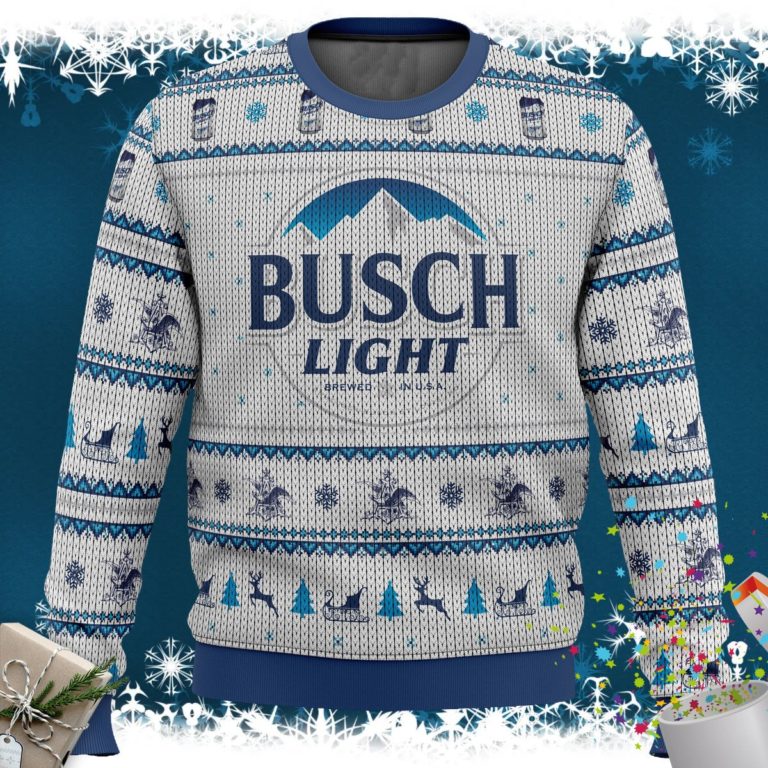 Busch Light Ugly Christmas Sweater