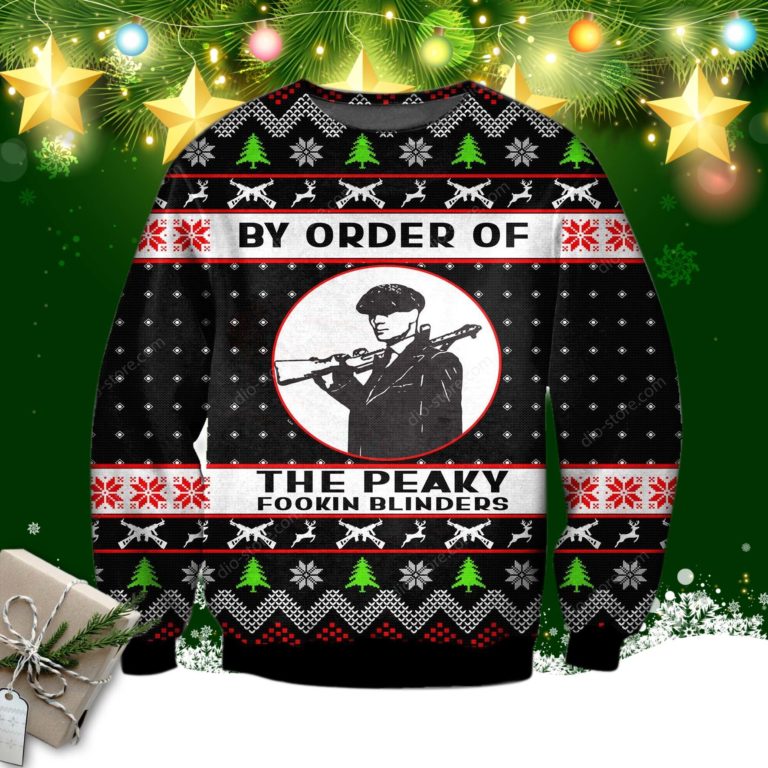 By Order Of The Peaky Blinders 3d Print Ugly Sweater