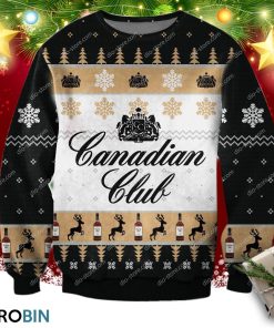 Canadian Club Knitting Pattern 3d Print Ugly Sweater