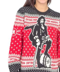 Captain Morgan The Standing Captain Ugly Christmas Sweater, Sweatshirt