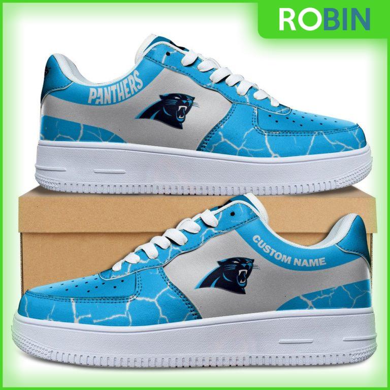 Carolina Panthers NFL Custom AF1 Sneakes
