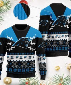 Carolina Panthers Team 3D Ugly Christmas Sweater Carolina Panthers Team 3D Ugly Christmas Sweater