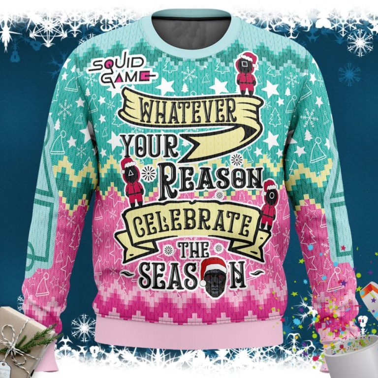 Celebrate the Season Squid Game Christmas Sweater