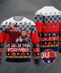 Chandler Bing Joey Tribbiani Friends Christmas Ugly Sweater Chandler Bing Joey Tribbiani Friends Christmas Ugly Sweater