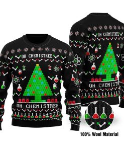 Chemistry Tree 3D Printed Ugly Christmas Sweatshirt