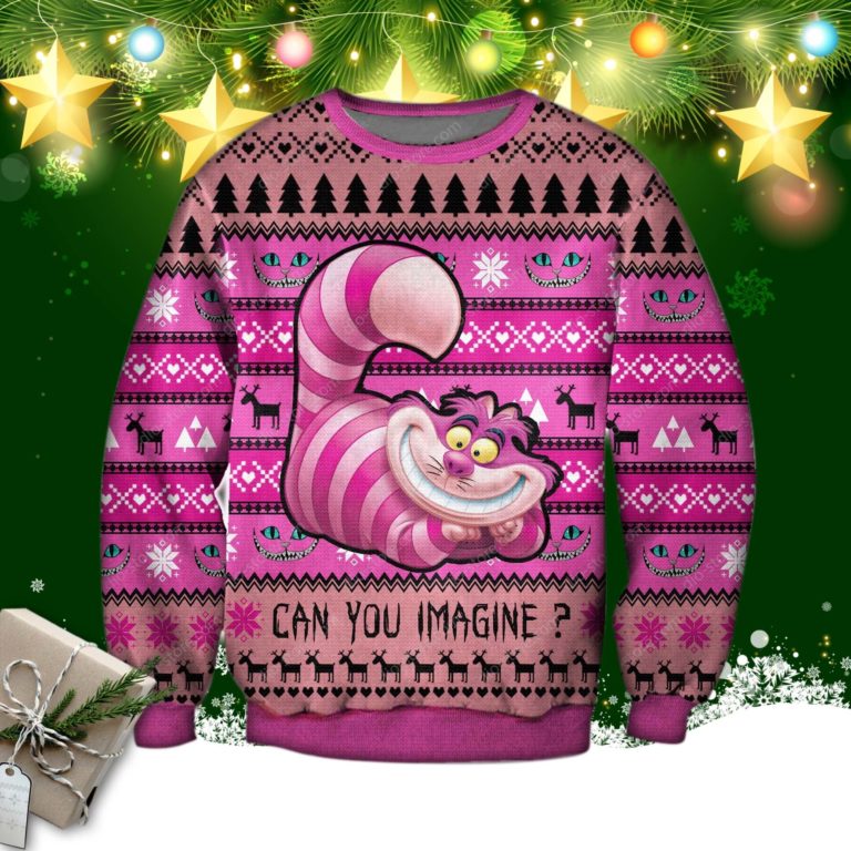 Cheshire Cat Ugly Christmas Sweater