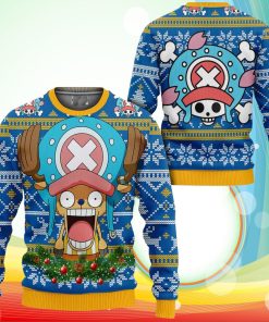 Chopper Ugly Christmas Sweater One Piece Anime Xmas Gifts