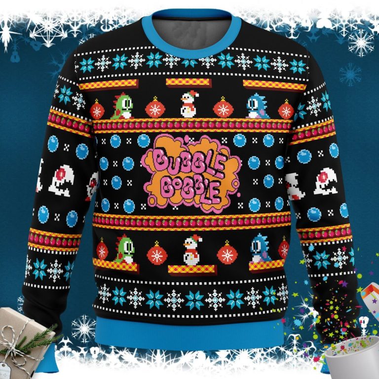 Christmas Bubble Bobble Ugly Christmas Sweater