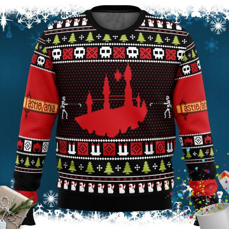 Christmas Castlevania Ugly Christmas Sweater