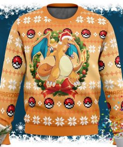 Christmas  Charizard Pokemon Ugly Christmas Sweater Christmas  Charizard Pokemon Ugly Christmas Sweater