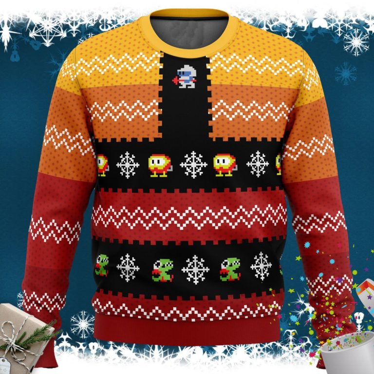 Christmas Dig Dug Christmas Sweater