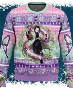Christmas Kochou Shinobu Demon Slayer Ugly Christmas Sweater