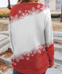 Christmas Red Truck It’s The Most Wonderful Time Of The Year All Over Print Sweatshirt