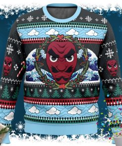 Christmas Sakonji Urokodaki Demon Slayer Ugly Christmas Sweater