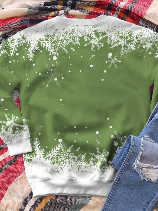 Christmas Snowman All Over Print Sweatshirt