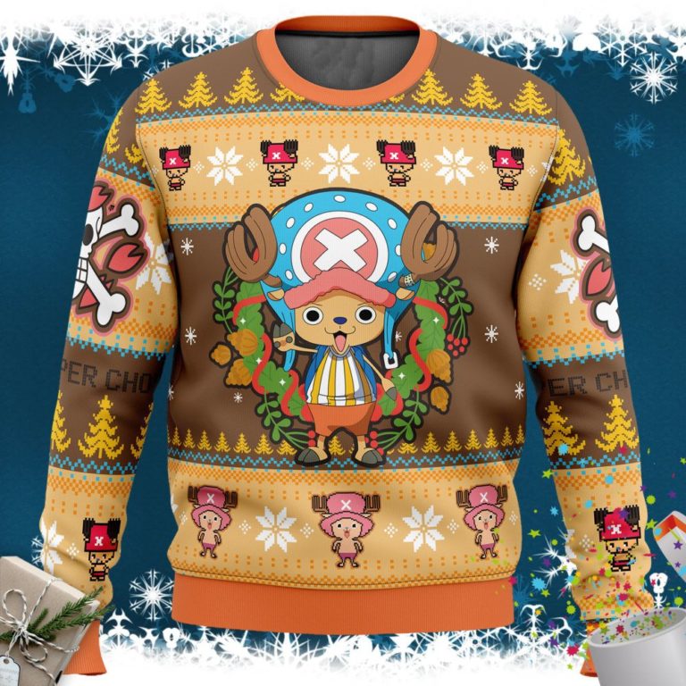 Christmas Tony Chopper One Piece Ugly Christmas Sweater