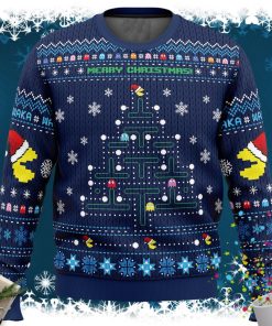 Christmas Tree Pac-Man Christmas Sweater
