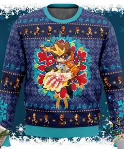Christmas Tsunayoshi Sawada Kateyo Hitman Reborn Ugly Christmas Sweater