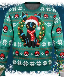 Christmas Umbreon Pokemon Ugly Christmas Sweater
