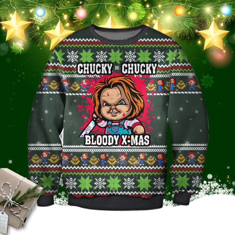 Chucky Chucky – Bloody X-Mas Ugly Sweatshirt