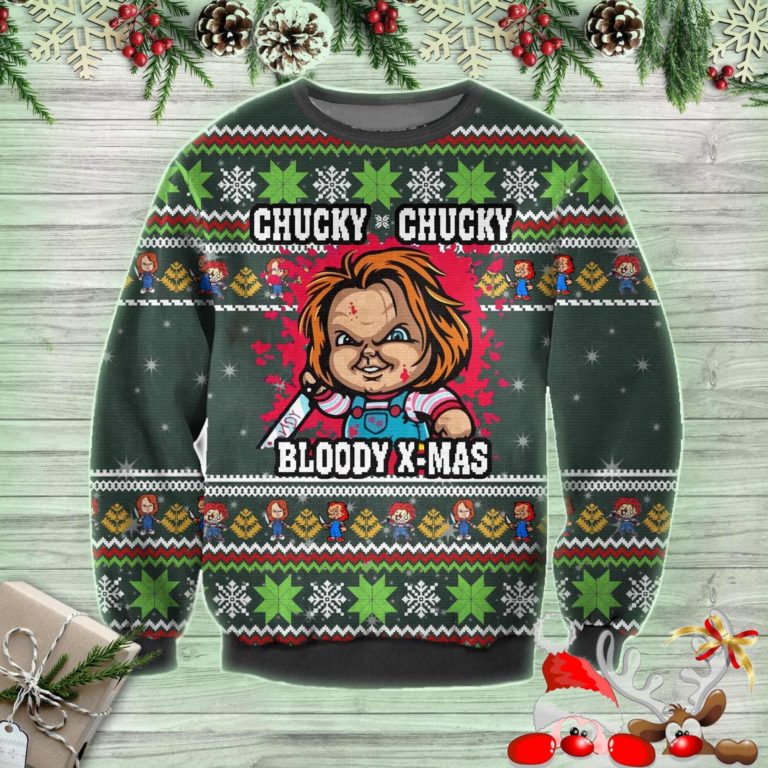 Chucky Chucky – Bloody X-Mas Ugly Sweatshirt