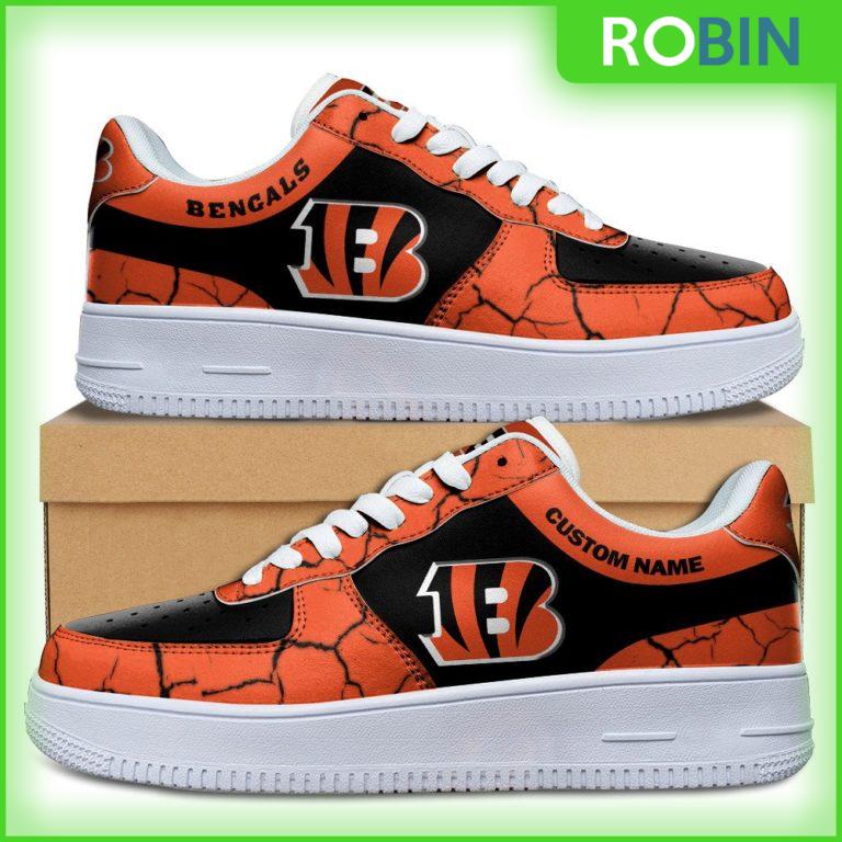 Cincinnati Bengals NFL Custom AF1 Sneakes