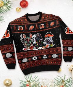 Cincinnati BengalsI Star Wars Ugly Christmas Sweater Cincinnati BengalsI Star Wars Ugly Christmas Sweater