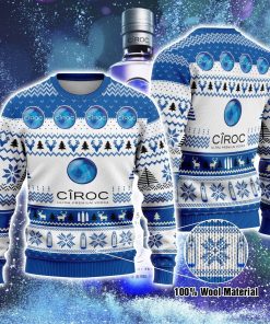 Ciroc Ultra Premium Vodka Ugly Christmas Sweatshirt