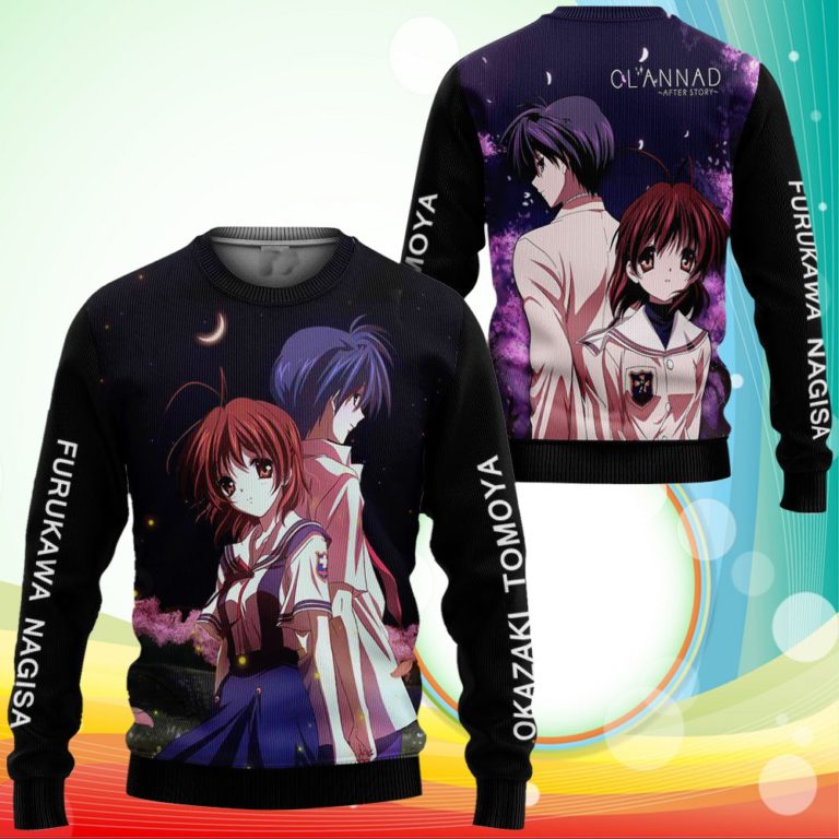 Clannad After Story Sweatshirt Okazaki Tomoya Furukawa Nagisa