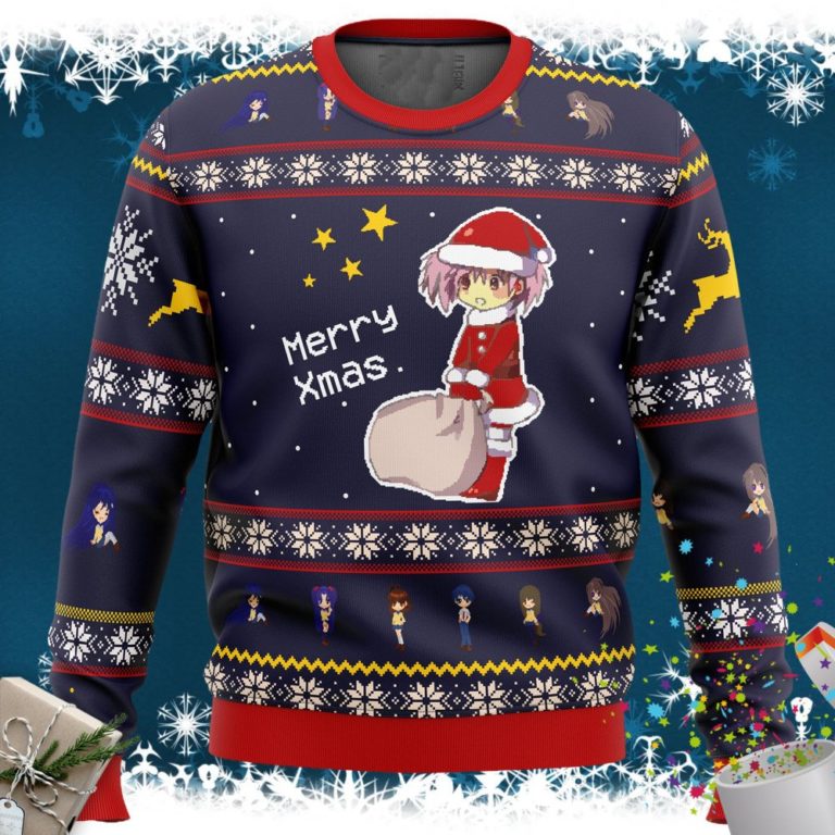 Clannad Merry Xmas Ugly Christmas Sweater