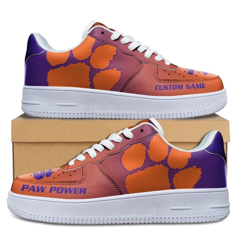 Personalized Clemson Tigers Sneakers – Custom AF 1 Shoes