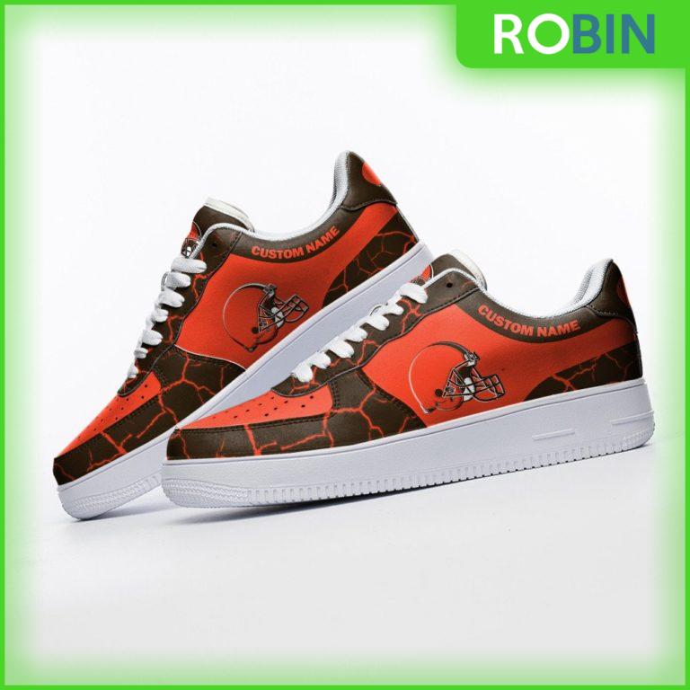 Cleveland Browns NFL Custom AF1 Sneakes