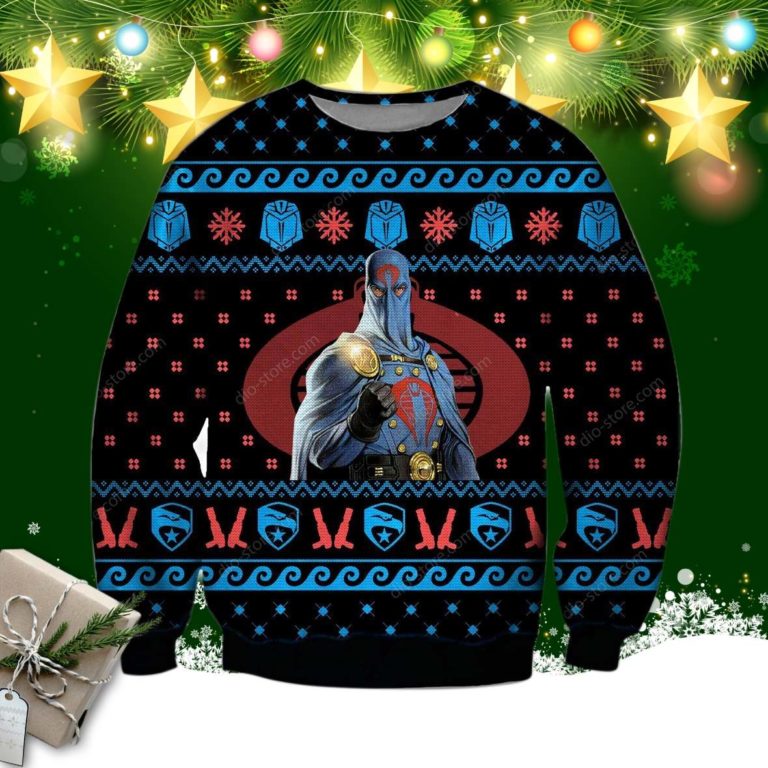 Cobra Commander 3d Printed Ugly Christmas Sweatshirt