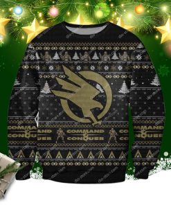 Command Conquer 3d Print Ugly Christmas Sweatshirt, Sweater