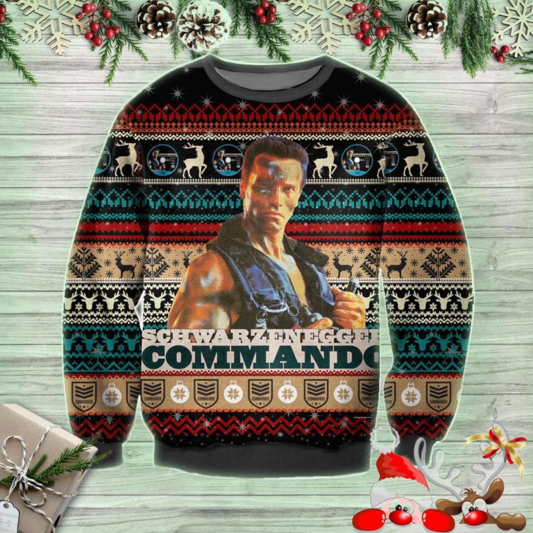 Commando Christmas Ugly Sweatshirt, Sweater