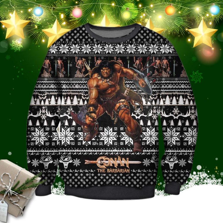 Conan The Barbarian Ugly Christmas Sweatshirt