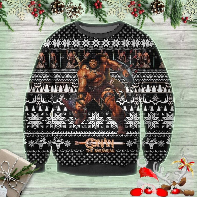 Conan The Barbarian Ugly Christmas Sweatshirt