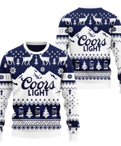Coors Light Beer 3D Printed Ugly Christmas Sweatshirt