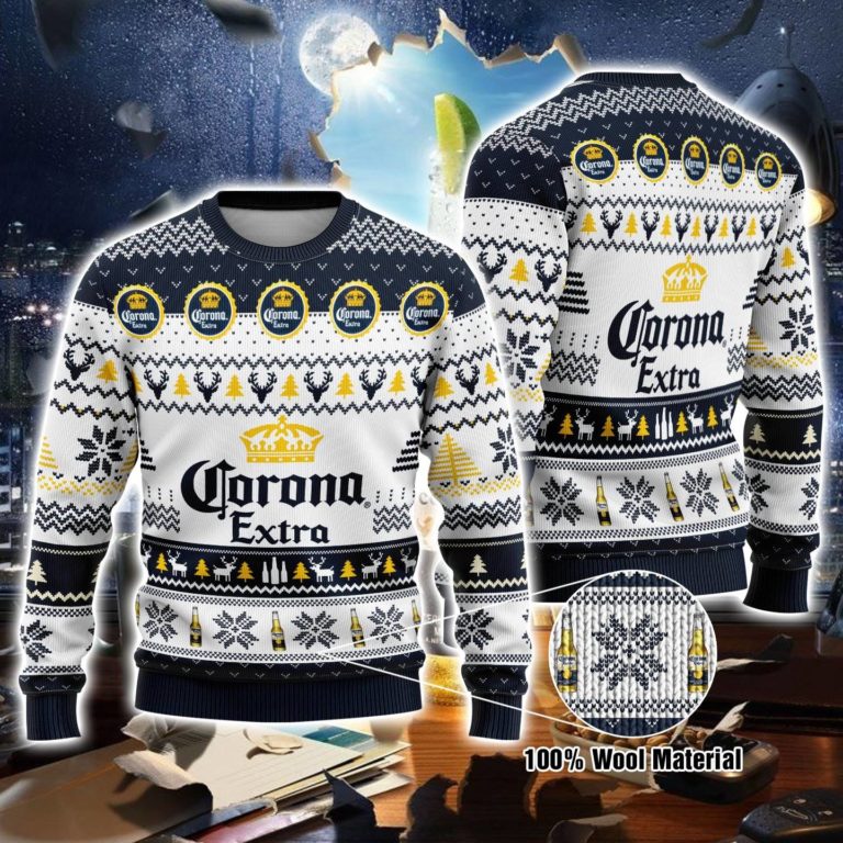 Corona Extra Beer Ugly Christmas Sweatshirt