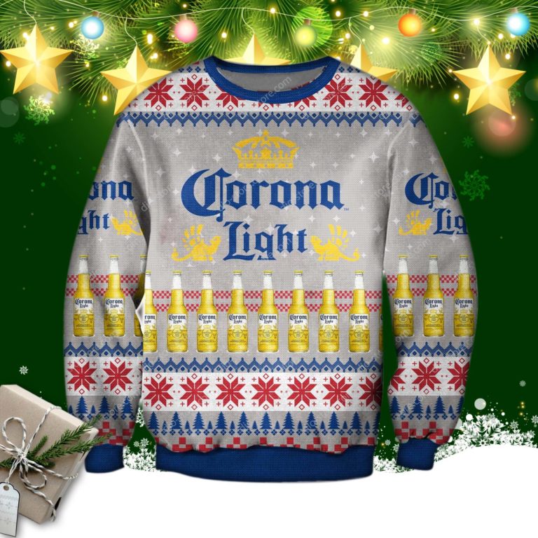 Corona Light Beer Ugly Christmas Sweatshirt, Sweater