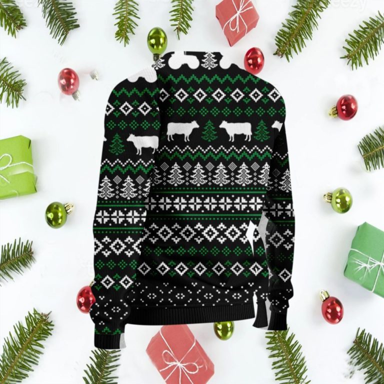 Cow Heifer Christmas Ugly Sweater, Sweatshirt