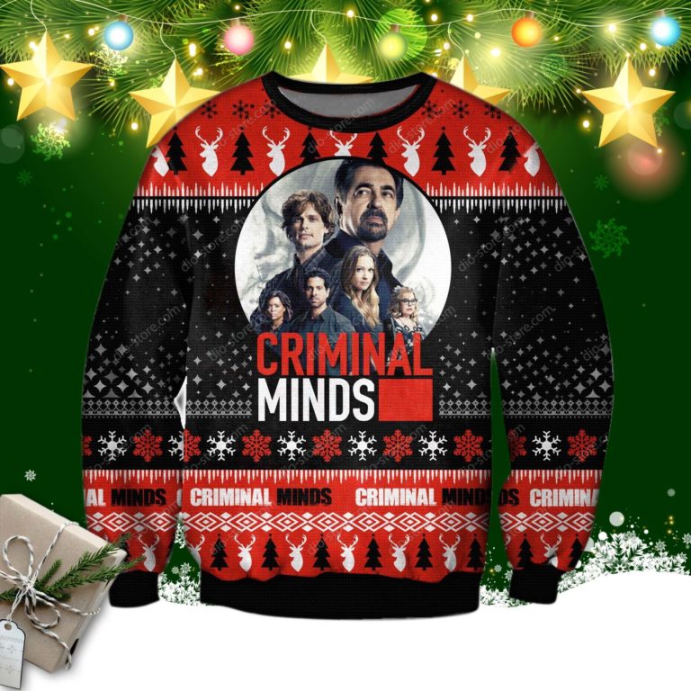Criminal Crime – Crime Series Knitting Pattern 3d Print Ugly Christmas Sweater