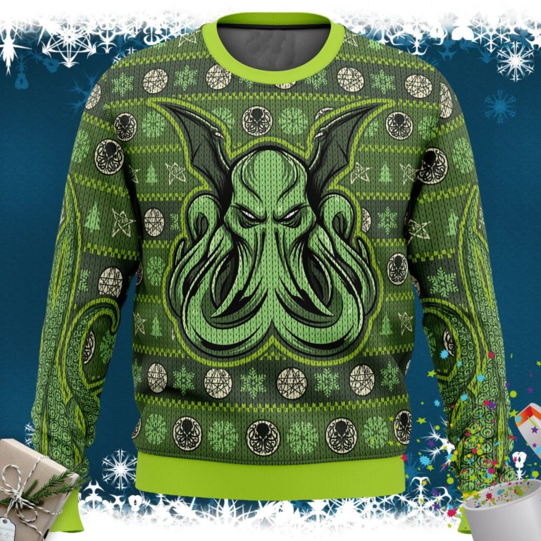 Cthulhu Ugly Christmas Sweater